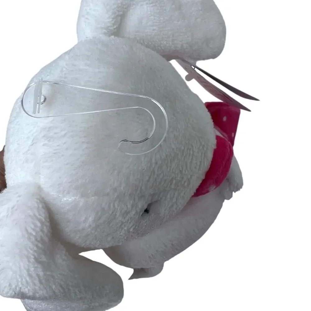 Carters Just One You White‎ Plush Bunny Holding Pink Security Blanket NWT